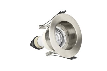 Integral LED Milaan - inbouwspot - Ø 85 mm, Ø 70 mm inbouwmaat - IP65 - satijn nikkel