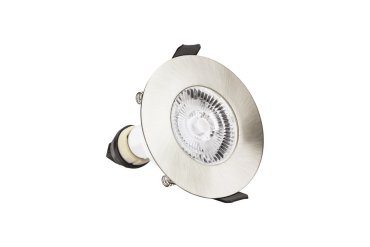 Integral LED Sydney - inbouwspot - Ø 85 mm, Ø 70 mm inbouwmaat -  IP65 - satijn nikkel
