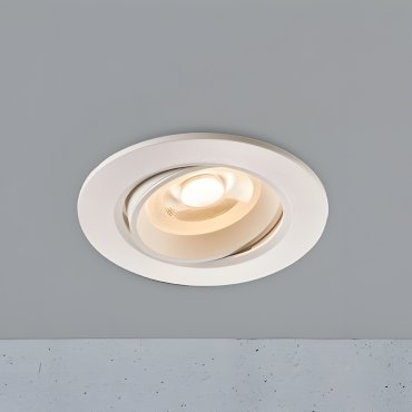 Nordlux Roar - inbouwspot - Ø 85 mm, Ø 68 mm inbouwmaat - 6,5W dimbare LED incl. - IP23 - wit