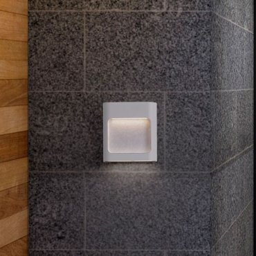Nova Luce Tall - buiten wandverlichting - 12,5 x 13,5 x 4 cm - 6W LED incl. - IP54 - zandwit