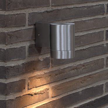 Nordlux Tin Maxi Down - buiten wandverlichting - 7,6 x 10,5 x 12,5 cm - IP54 - aluminium