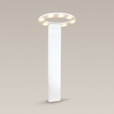 Maxlight Ovale - tuinpaal - 25 x 25 x 60 cm - 7 x 1W LED incl. - IP54 - wit