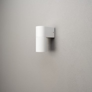 Konstsmide Temi Down - buiten wandlamp - 6,5 x 11,5 x 14,5 cm - IP54 - wit