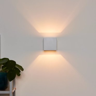 Lucide Devi - wandverlichting - 8 x 10,5 x 8 cm - wit