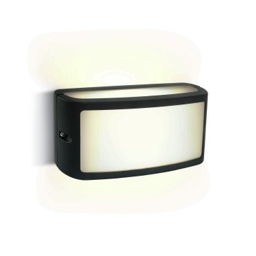 ONE Light Outdoor Wall Up &amp; Down Lights - buiten wandverlichting - 22 x 6,5 x 10,8 cm - 10W LED incl. - IP54 - antraciet