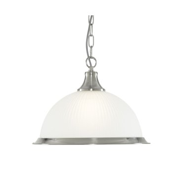 Searchlight American Diner - hanglamp - Ø 34 x 78 cm - chroom