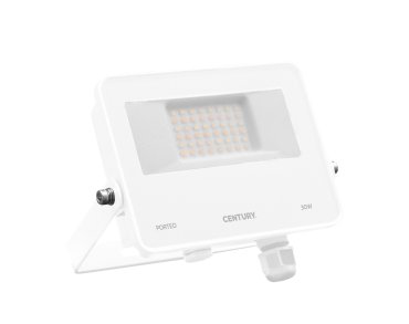 Century Italia Porteo CCT - verstraler - 16,2 x 3,6 x 14,4 cm - 30W LED incl. - instelbare lichtkleur - IP65 - wit