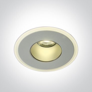 ONE Light LED Decorative Range - inbouwspot - Ø 90 mm, Ø 70 mm inbouwmaat - 8W LED incl. - IP40 - wit