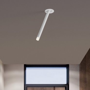 Nova Luce Stilvi - plafondlamp - Ø 5 x 24 cm - 4W LED incl. - zandwit
