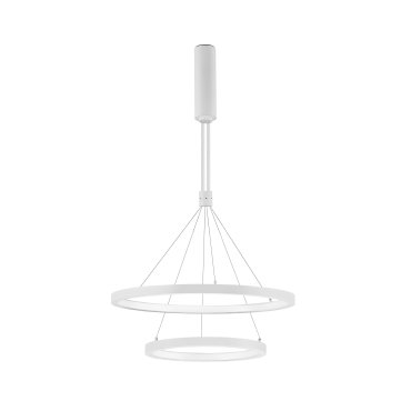 Nova Luce Empatia - hanglamp - Ø 60 x 120 cm - 60W dimbare LED incl. - zandwit