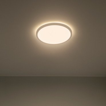Nordlux Oja - plafondverlichting - Ø 29,4 x 2,3 cm - 15W LED incl. (3000K/4000K) - wit