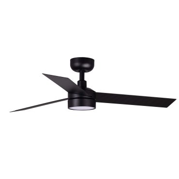 Faro Cruiser S - plafondventilator met licht en afstandsbediening - Ø 106 cm - 18W LED incl. - zwart