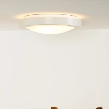 Lucide Fresh 2 - plafondverlichting -  Ø 35 x 9,5 cm - wit