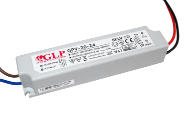 GLP LED driver - 24Vdc/230V - IP67 - 24W - niet-dimbaar