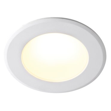 Nordlux Birla - inbouwspot - Ø 95 mm, Ø 70 mm inbouwmaat - 7W dimbare LED incl. - wit