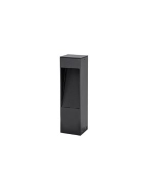 Nova Luce Maddi - tuinpaal - 8,5 x 30 x 7,5 cm - 7W LED incl. - IP65 - zandzwart