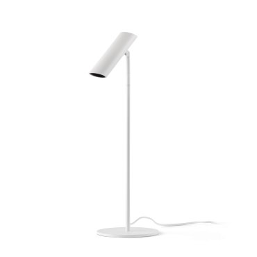 Faro Leo - tafellamp - Ø 15 x 48,5 cm - 3,5W LED incl. - mat wit