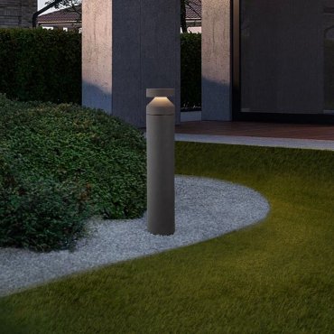 Nova Luce Navy - tuinpaal - Ø 19,2 x 99,5 cm - 20W LED incl. - IP65 - grijs