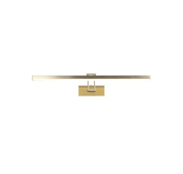 Searchlight Rhodes - wandverlichting - 61 x 18 cm - 14W LED incl. - satijn messing