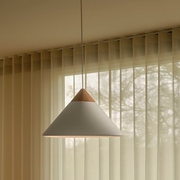 Design For The People Kinto - hanglamp - Ø 42 x 324,6 cm - wit