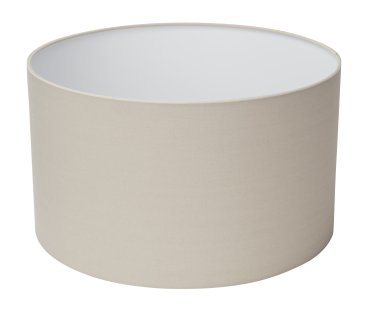 Projectlight Drum - lampenkap - Ø 40 x 23 cm - beige