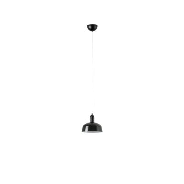 Faro Tatawin S - hanglamp - Ø 18,4 x 208,1 cm - satijnzwart en glanszwart