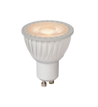 Lucide LED-spot - dim to warm - Ø 5 x 5,5 cm - GU10 - 5W - 3000K tot 2200K - wit
