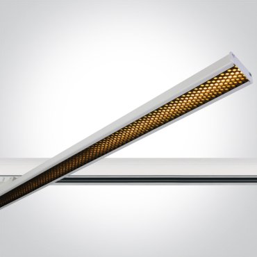 ONE Light Adjustable LED Linear Track Light - rail spot - 3-fase railsysteem - 118 x 3 x 4,5 cm - 40W LED incl. - wit