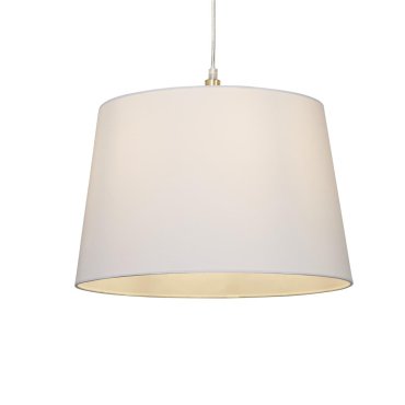Searchlight Clyde Tapered Shade - lampenkap - Ø 40 x 26 cm - wit