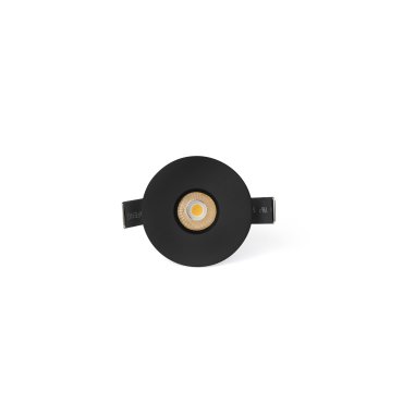 Faro Lox - inbouwspot - Ø 85 mm, Ø 55 mm inbouwmaat - 8W dimbare LED incl. - zwart