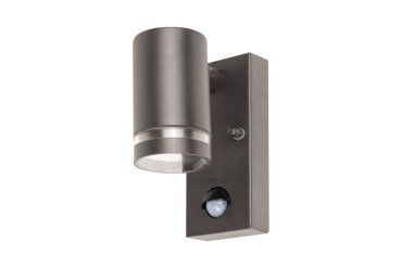 Integral LED Malaga - buiten wandlamp met bewegingssensor - 6,8 x 11,6 x 14,9 cm - IP54 - antraciet
