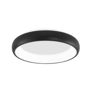 Nova Luce Albi - plafondverlichting - Ø 41 x 8,5 cm - 32W dimbare LED incl. - zand zwart