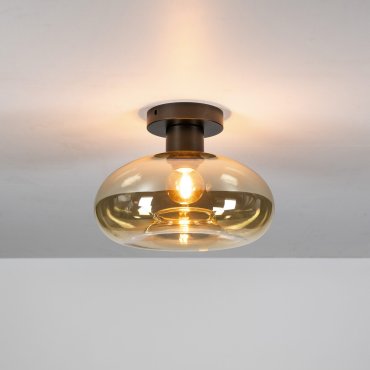 Vico Soll - plafondlamp - Ø 27 x 20 cm - amber