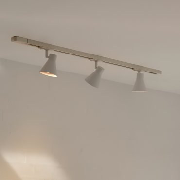 Nordlux Eik Link 3-Kit + 1M Rail - rail spot GU10 - Ø 8,5 x 16 cm - wit