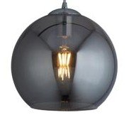 Searchlight Amsterdam - reserveglas - Ø 30 cm - gerookt