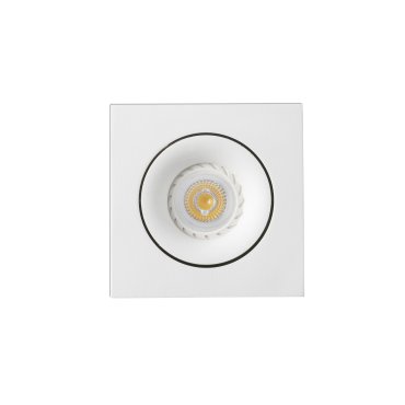 Faro Argon - inbouwspot - 115 x 115 mm, 100 x 100 mm inbouwmaat - mat wit