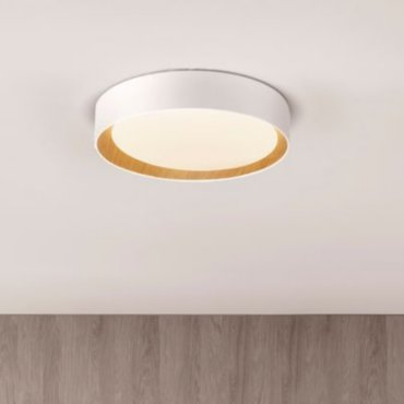 Nova Luce Stake - plafondlamp - Ø 60 x 9 cm - 50W dimbare LED incl. - zandwit