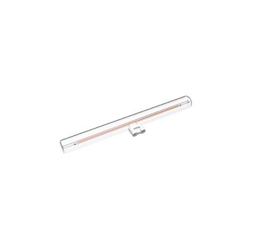 Daylight Italia LED lamp - Linea clear - Ø 3 x 30 cm - S14d - 6W dimbaar - 2700K - transparant