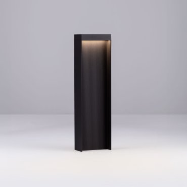 Nova Luce Alley - tuinpaal - 14 x 50 x 8 cm - 8W LED incl. - IP65 - donker antraciet