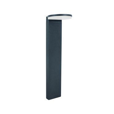Nova Luce Posen - tuinpaal - 18 x 19 x 65 cm - 10W LED incl. - IP65 - antraciet