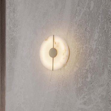 Nova Luce Aider - wandlamp - 20 x 5,5 cm - 12W LED incl. - messing goud