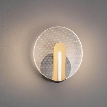 Nova Luce Genti - wandverlichting - 20 x 11,5 x 11 cm - 7W LED incl. - zwart en goud