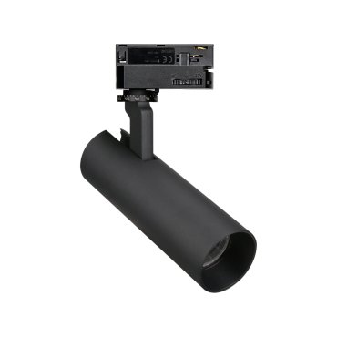 SHOWROOMMODEL - Maxlight Shinemaker - railspot - 3-fase railsysteem - Ø 5,5 x 19,6 cm - 15W dimbare LED incl. - zwart