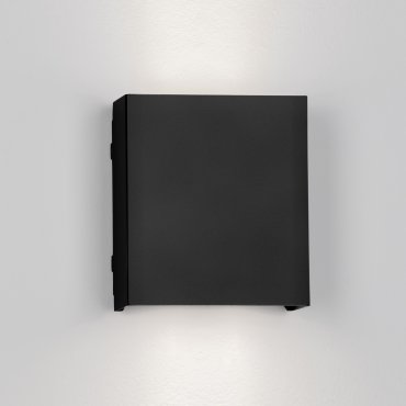 Nova Luce Elio - buiten wandverlichting - 11,4 x 13 x 6,2 cm -  12W LED incl. - IP65 - donker antraciet