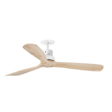 Faro Lantau L - plafondventilator met inbouwrozet - Ø 132 cm - mat wit en den