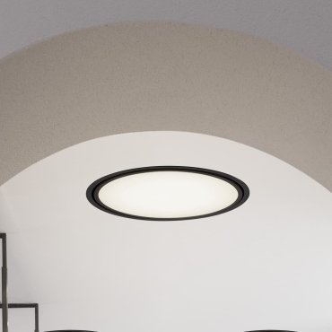 Nova Luce Perfect Profile Trimless - inbouwspot op afstandsbediening (incl.) - Ø 840 mm, 830 mm inbouwmaat - 80W dimbare LED incl. - 2700K-6000K - zwart