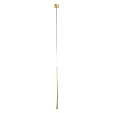 Maxlight Coffee - hanglamp - Ø 3 x 160 cm - 7W LED incl. - geborsteld goud