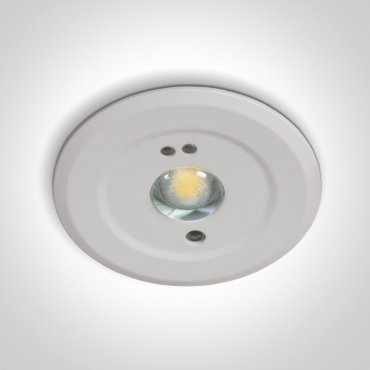 ONE Light Emergency LED - inbouwspot - Ø 45 mm, Ø 35 mm inbouwmaat - 1,5W LED incl. - wit