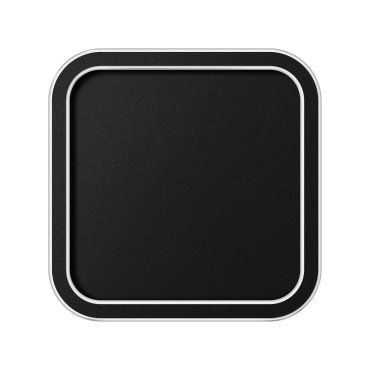ETH Loïs - plafondlamp - 30 x 30 x 5 cm - 3 stappen dimbaar - 24W LED incl. - IP44 -  zwart