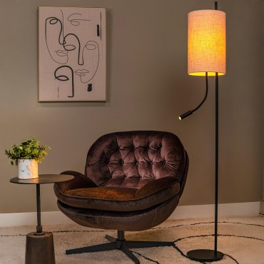 Lucide Magic - vloerlamp - Ø 24 x 165 cm - 3W LED incl. - wit